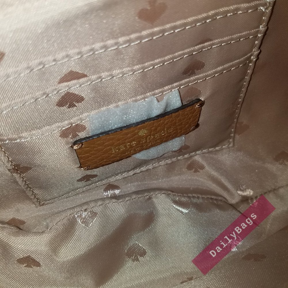 NWT KATE SPADE 100% AUTHENTIC LEILA BELT FANNY PACK BAG GINGER BROWN WKR00306 - Picture 8 of 8